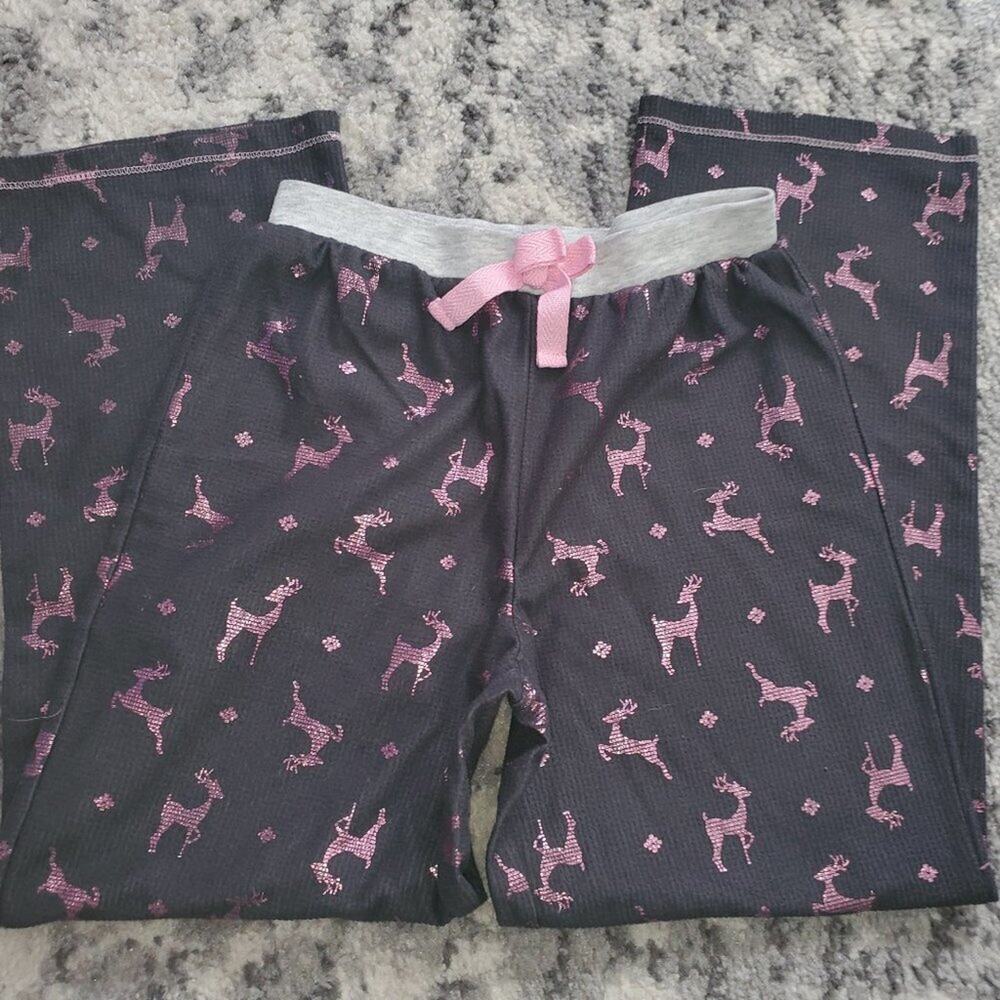 Christmas Pink Reindeer Bottoms || sz 10